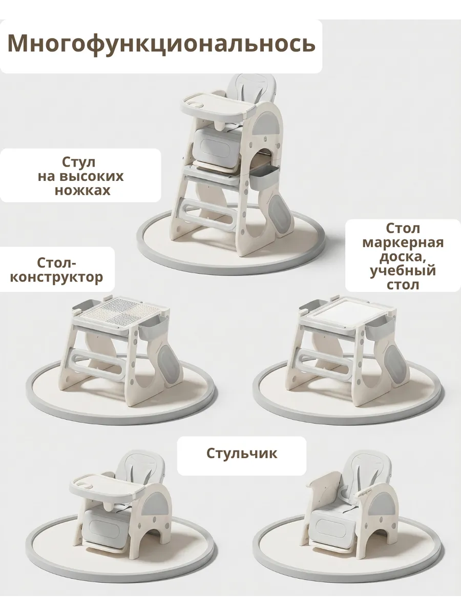 Стульчик для кормления трансформер стол и стул для детей